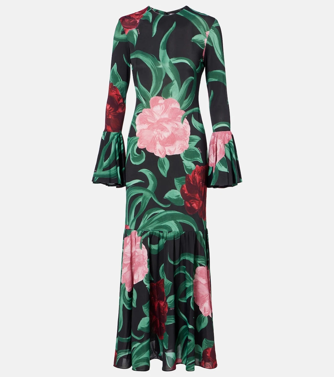 La DoubleJ - Alba floral jersey midi dress