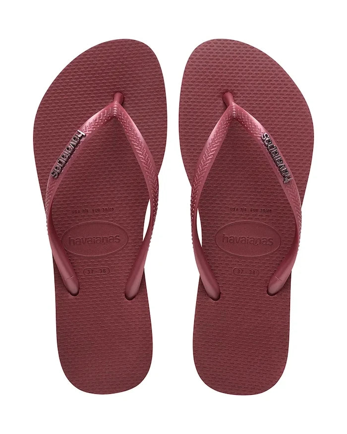 Havaianas Kadın Parmak Arası Terlik SLIM LOGO METALLIC