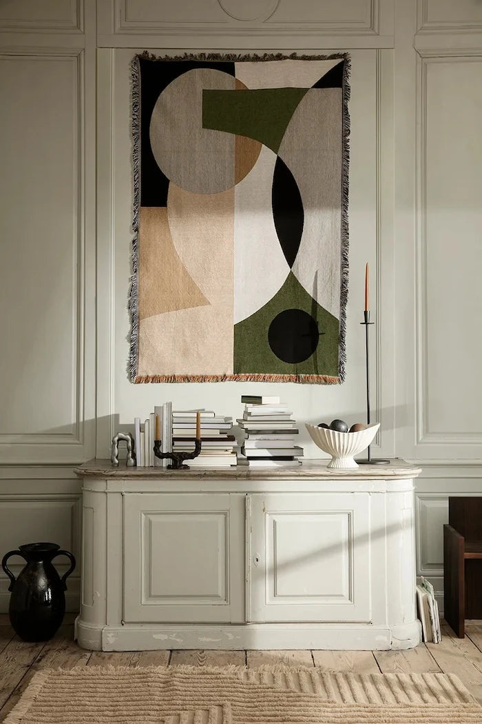 Памучно одеяло ferm LIVING Entire 120 x 170 cm