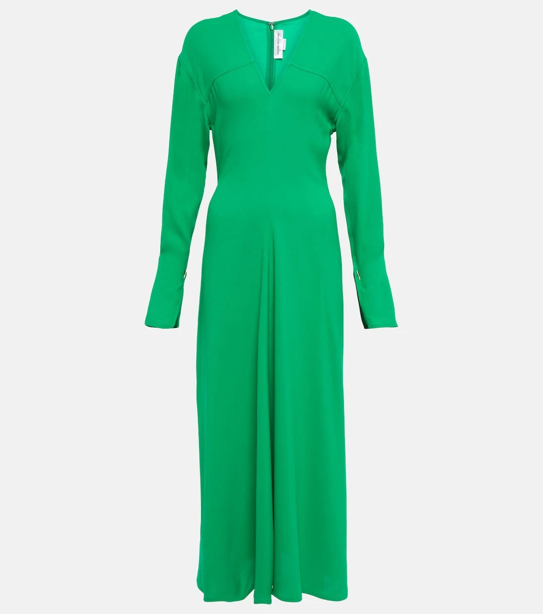 Victoria Beckham - V-neck crêpe midi dress