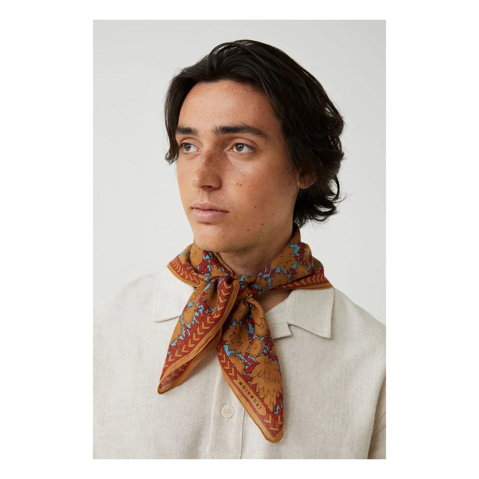 Moismont - Ajmer scarf N°791 Cotton | Camel