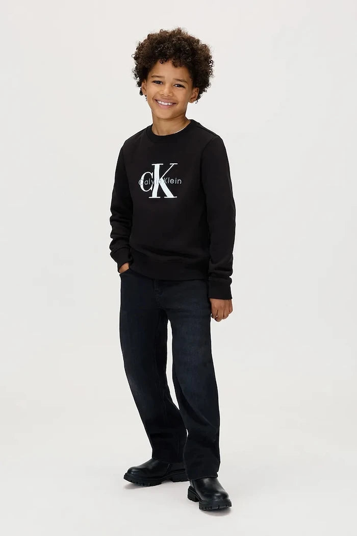 Детски памучен суичър Calvin Klein Jeans