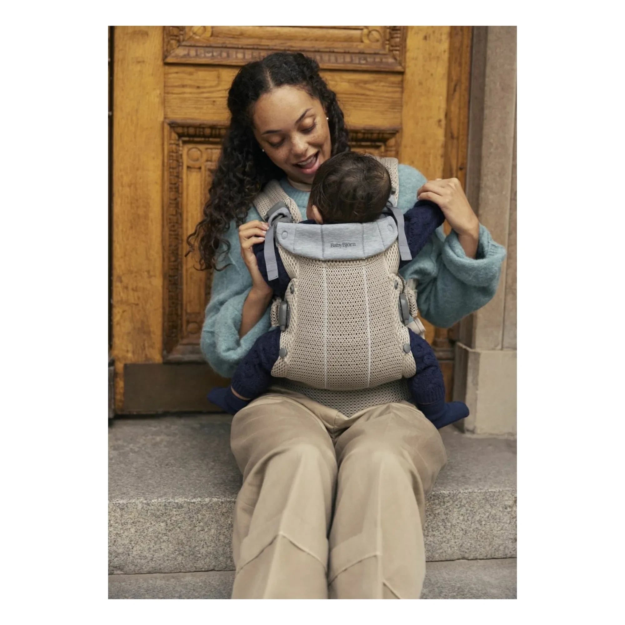 BabyBjörn - Harmony 3D baby carrier in mesh | Beige