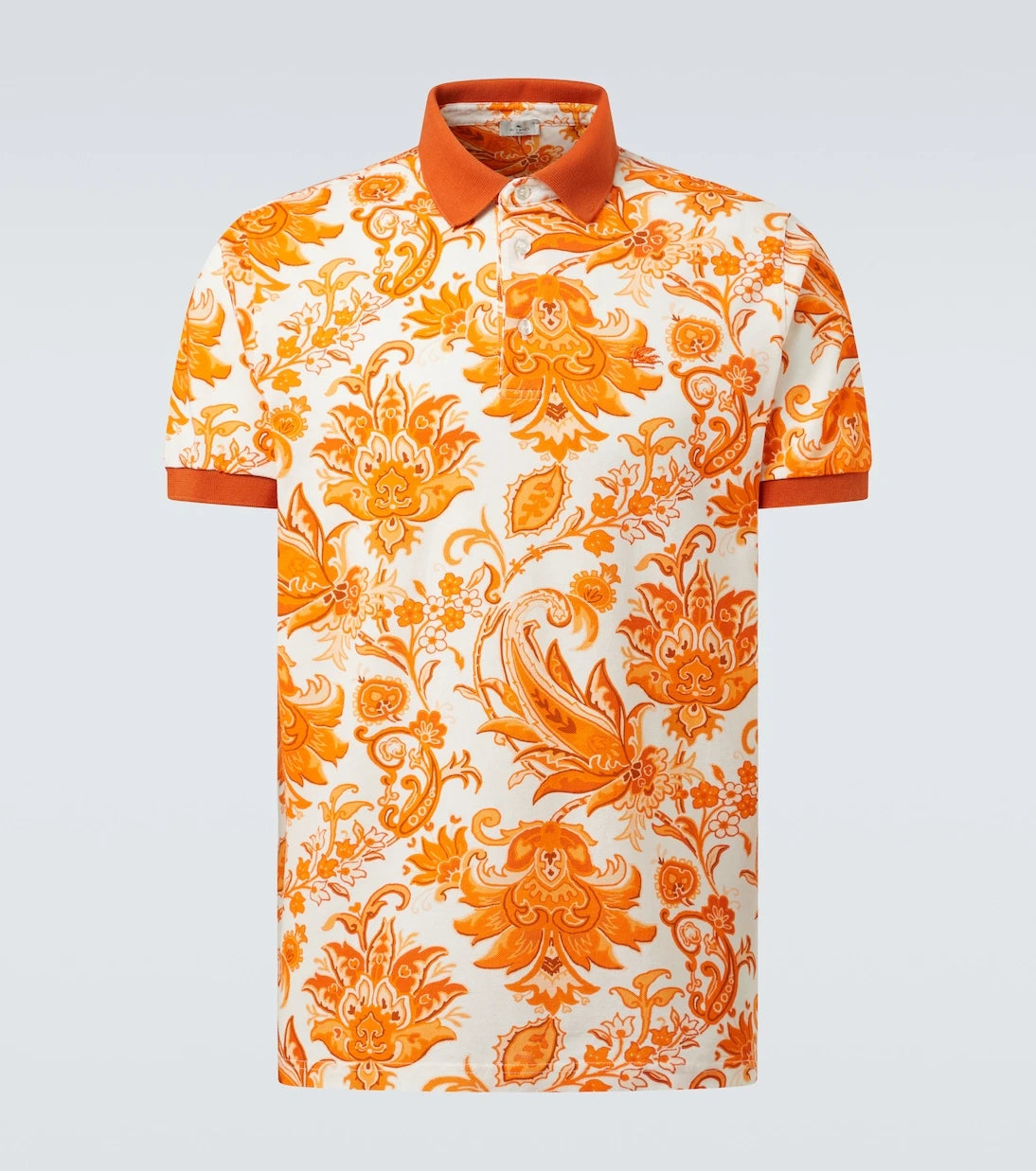 Etro - Paisley cotton polo shirt