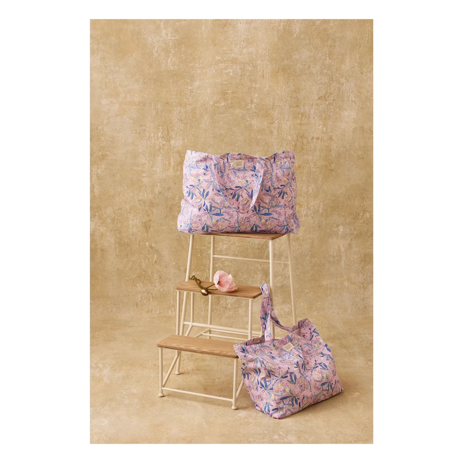 Louise Misha - Tote Bag Beverly Coton | Powder pink