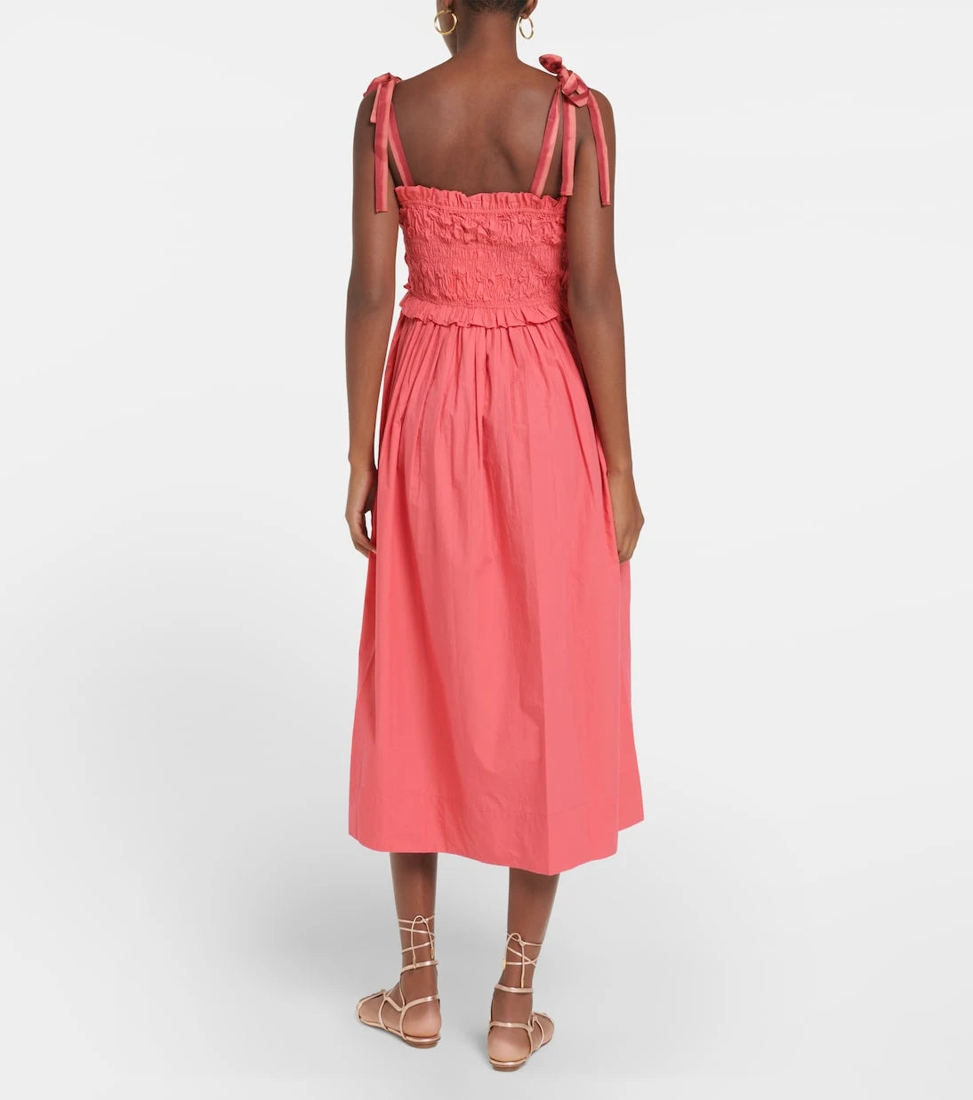 Ulla Johnson - Akshara smocked cotton midi dress