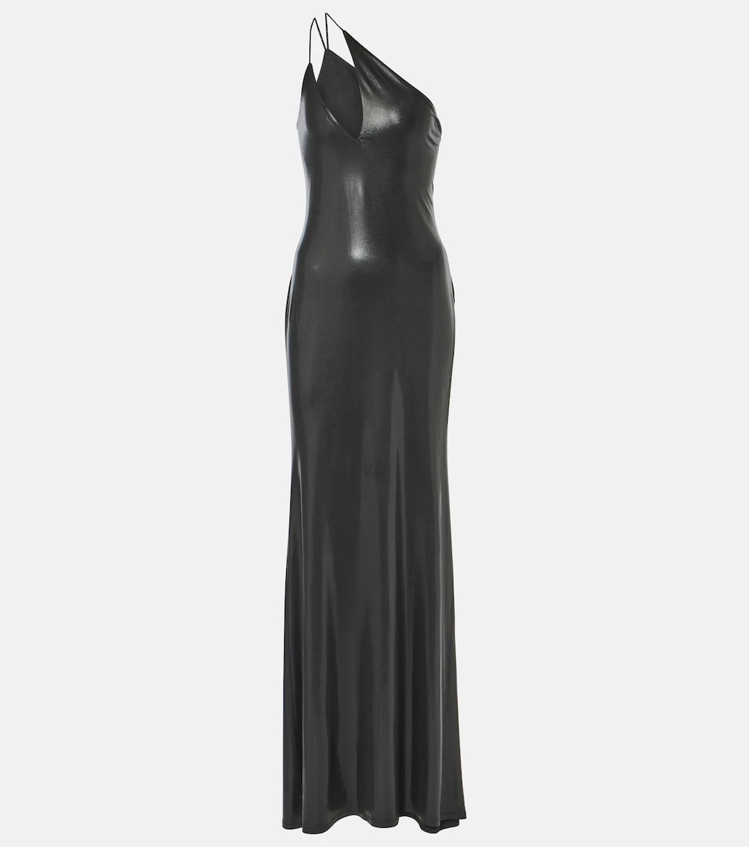 The Sei - One-shoulder metallic jersey gown