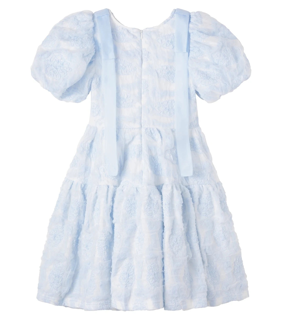 Petite Amalie - Bow-detail embroidered dress
