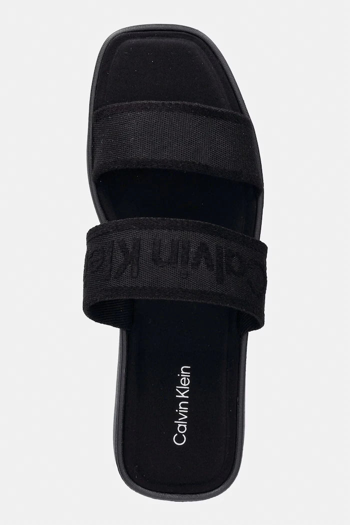 Calvin Klein kadın FLATFORM SNDL WEBBING terlik