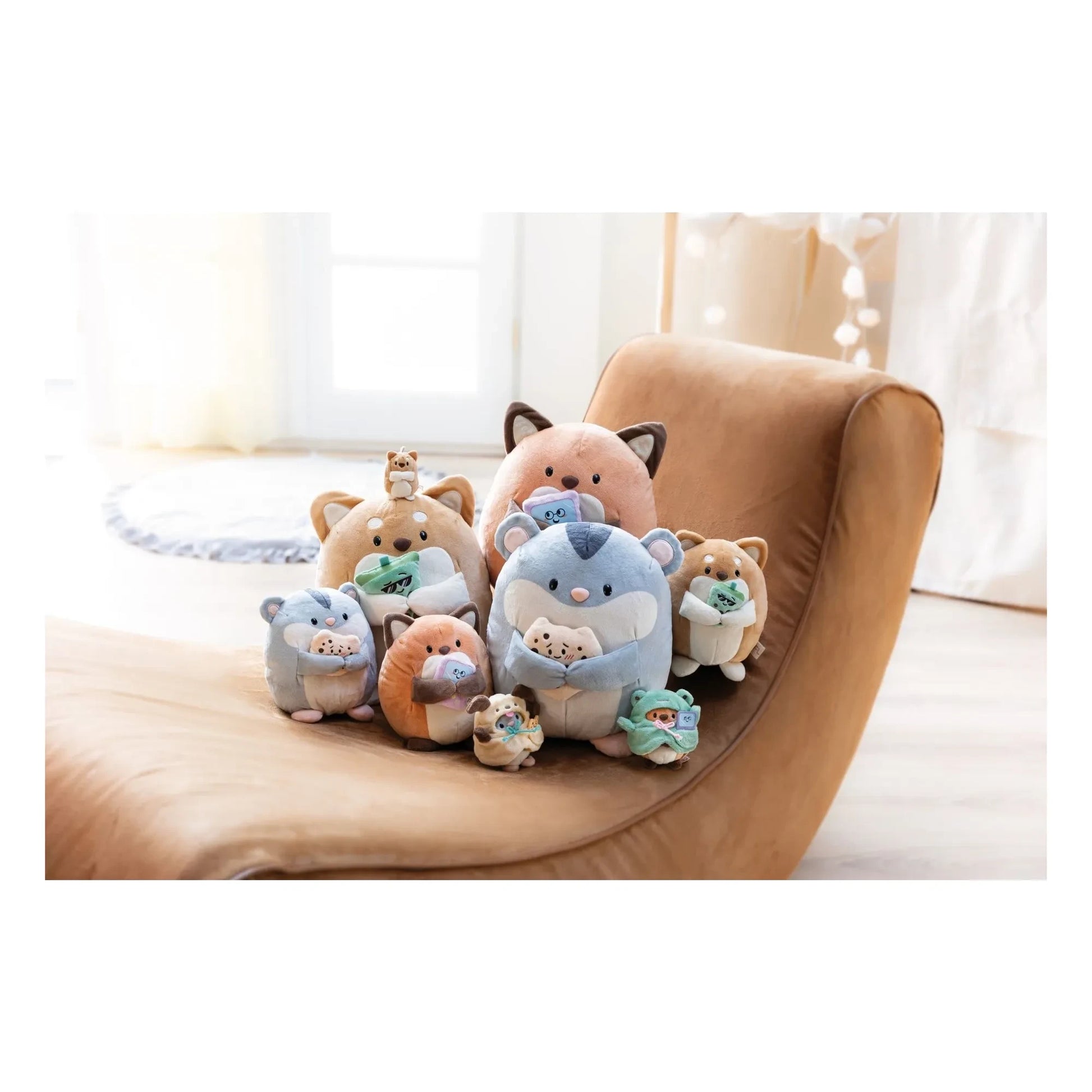Nici - Geeks fox plush with frog disguise | Green