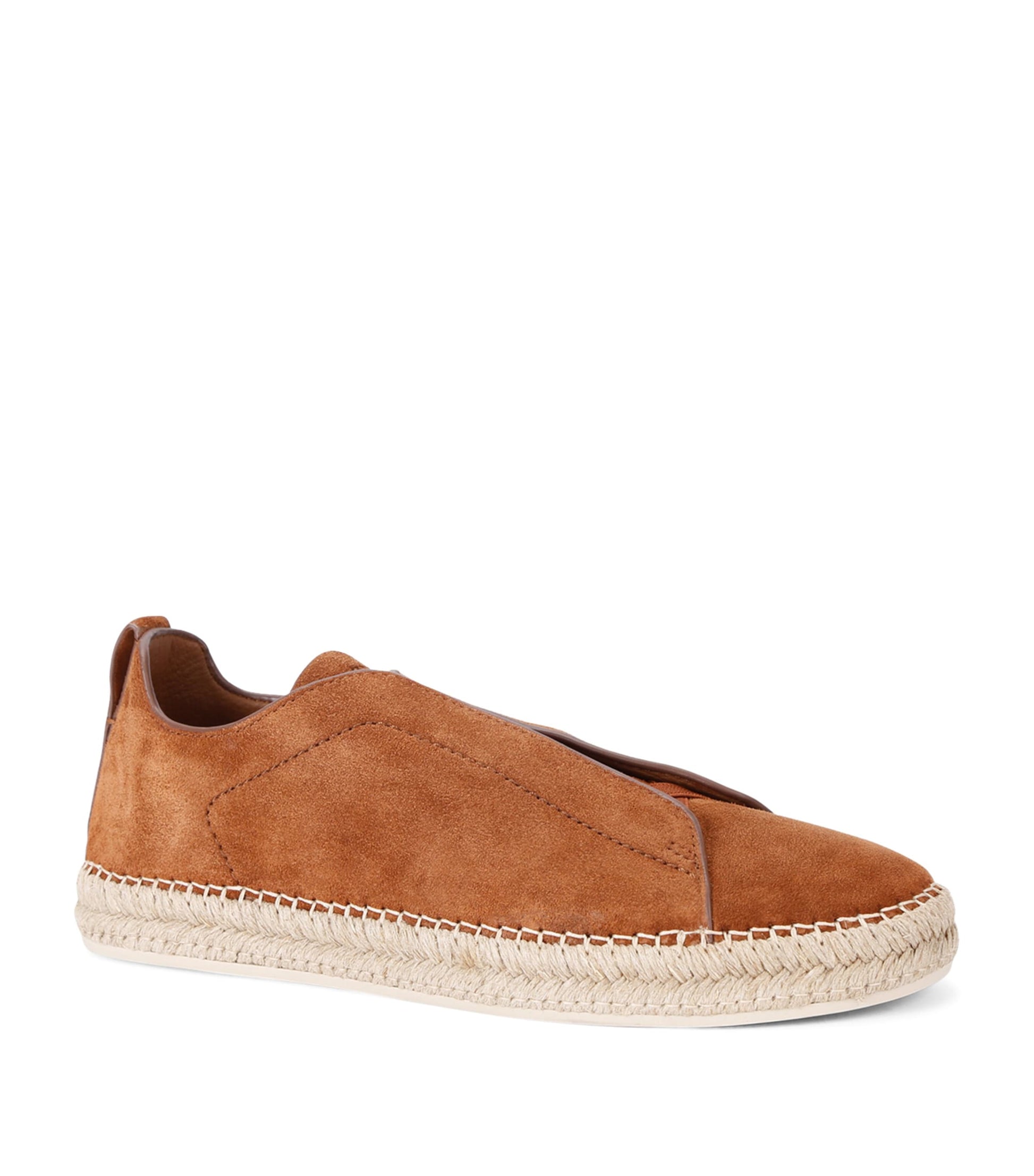 Suede Triple Stitch Espadrilles