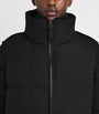 Yves Salomon Black Down-Mink Technical Puffer Jacket (76cm)