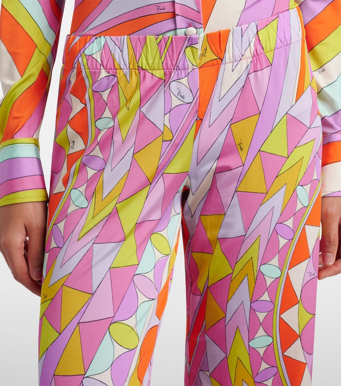 Pucci - Manuba jersey satin wide-leg pants