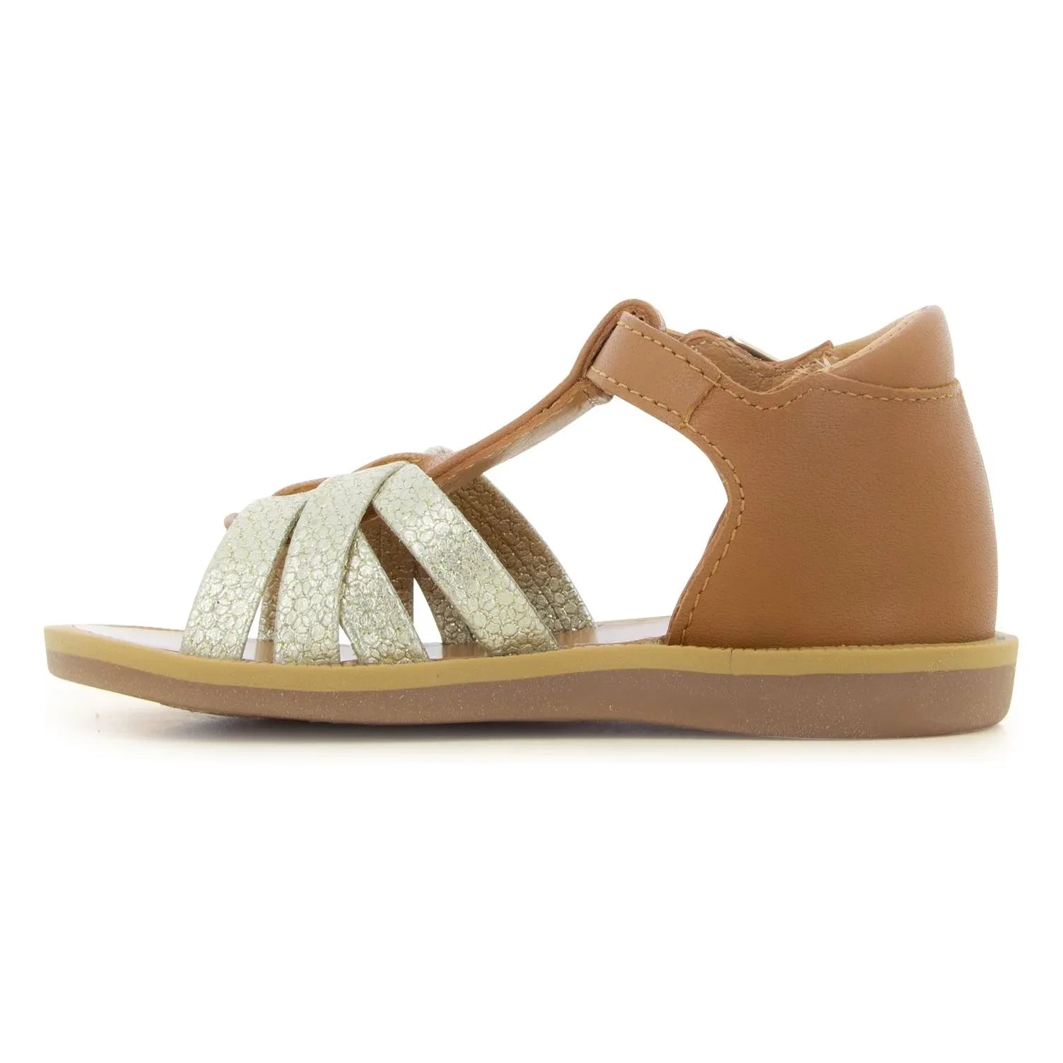 Pom d'Api - Poppy Back Neptune sandals | Camel