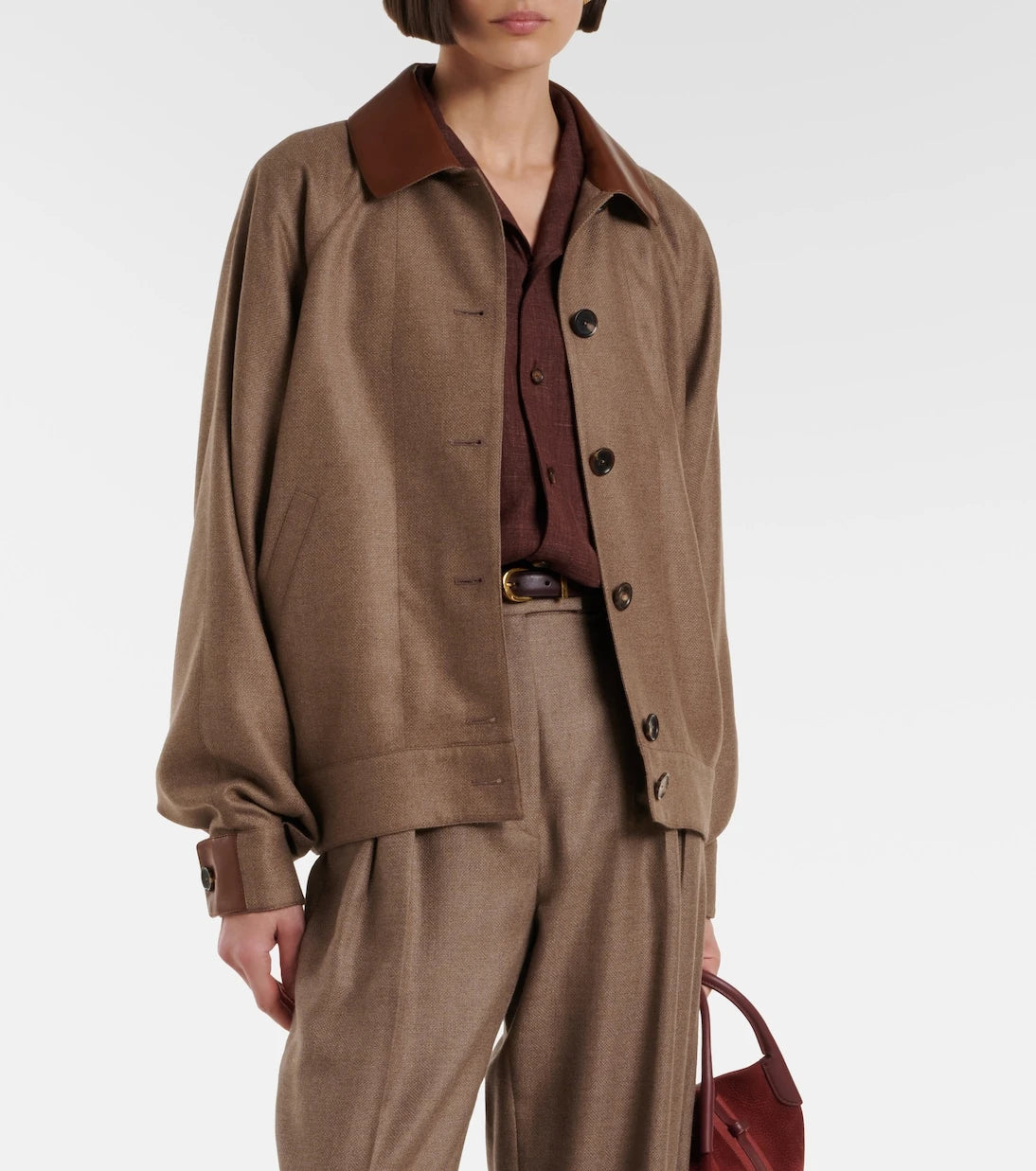 Loro Piana - Kiefer cashmere and silk bomber jacket