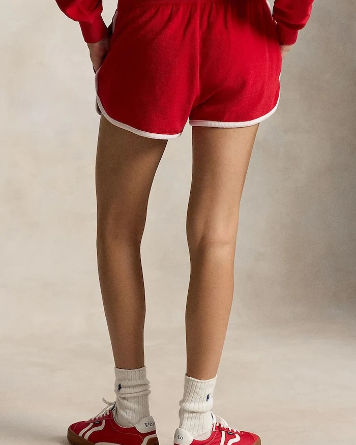 Polo Ralph Lauren kadın kısa pantolon pamuklu LT WT COTTON TERRY-KNT-SHORTS