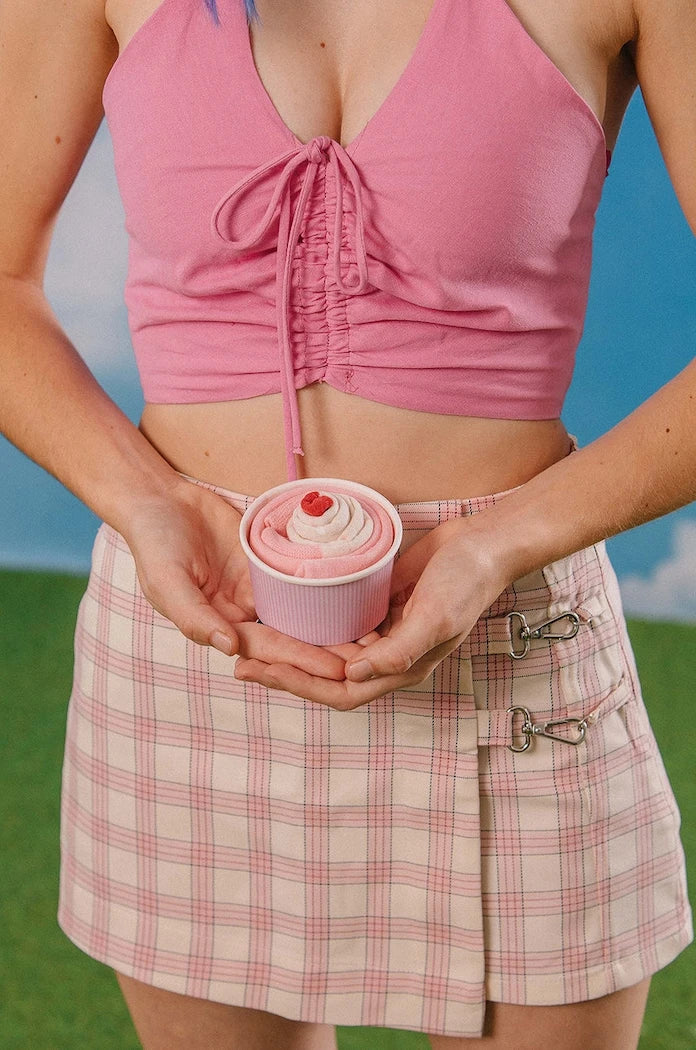 Eat My Socks Чорапи Strawberry Cupcake
