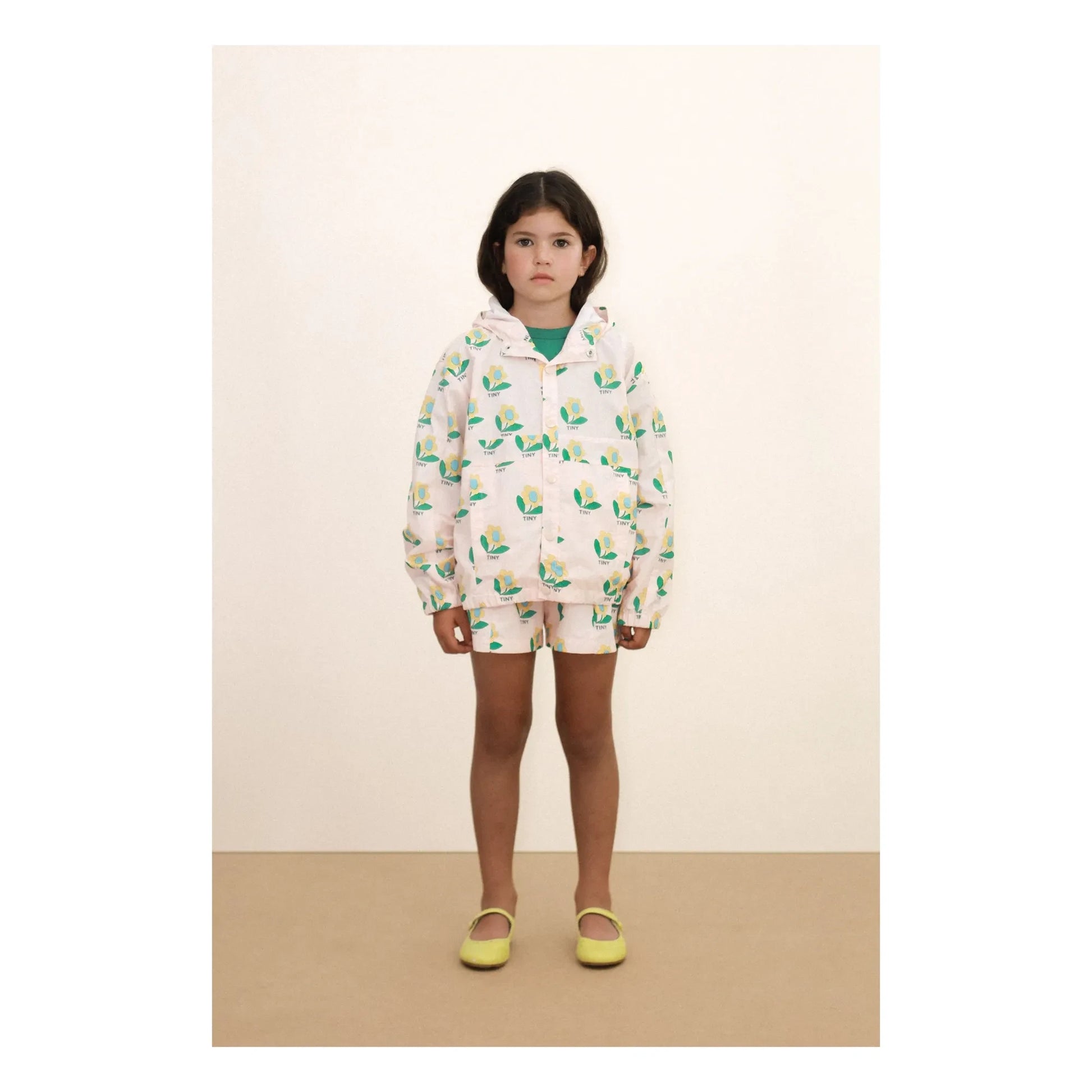 Tinycottons - Flowers Jacket | Pale Pink