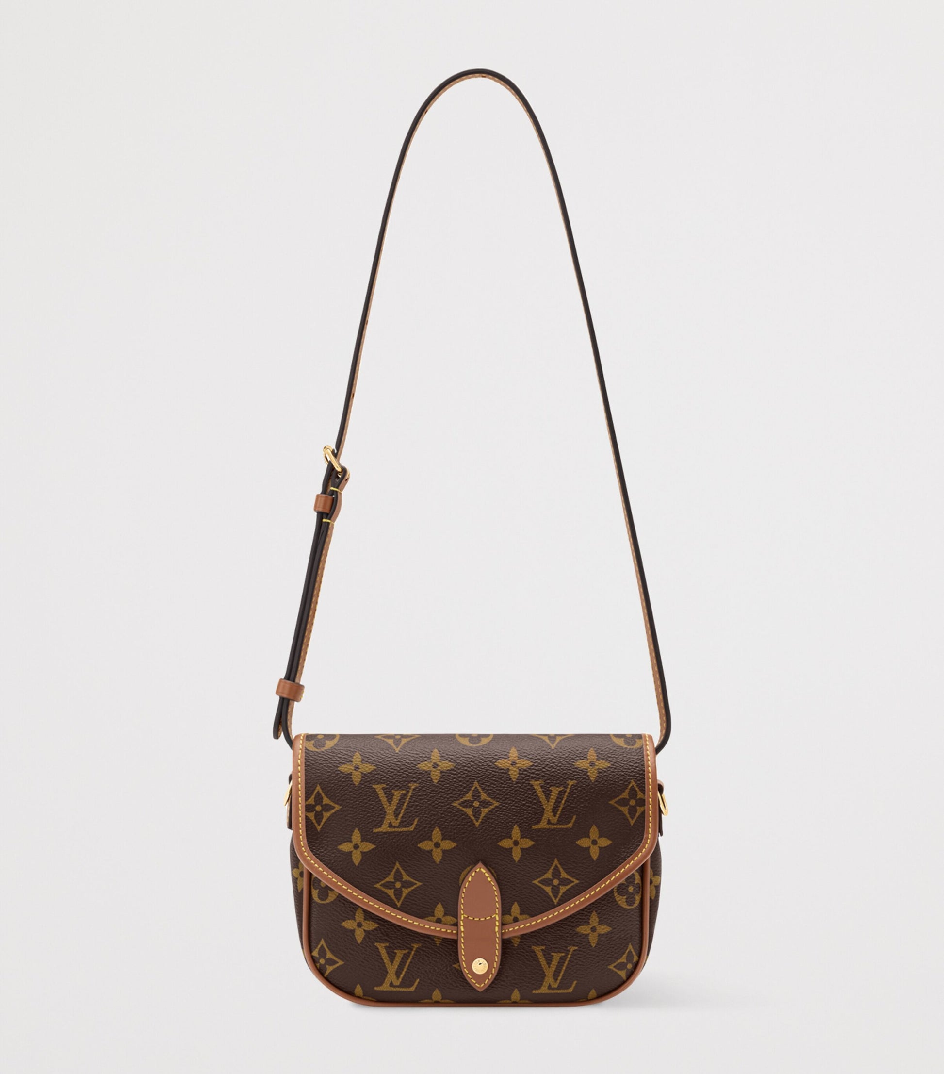 LOUIS VUITTON Black Canvas Duo BB Belt Bag