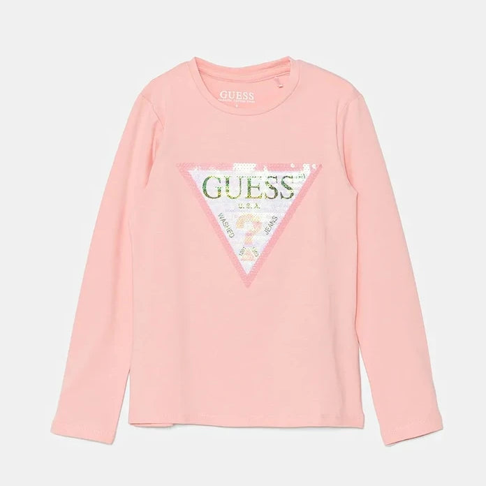 Детска блуза с дълги ръкави Guess
