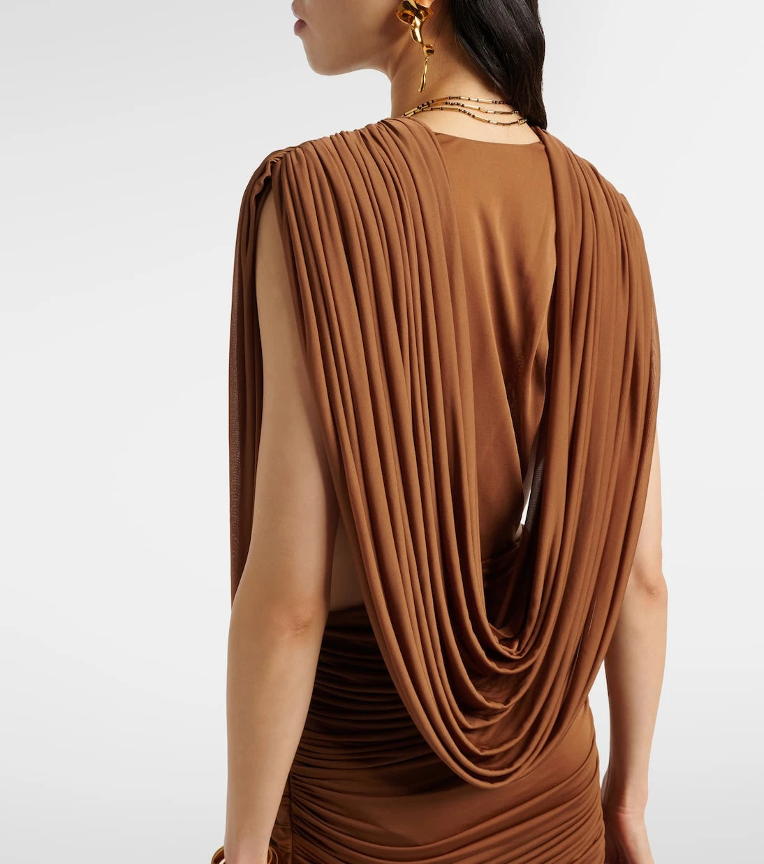 Christopher Esber - Ripple draped jersey gown