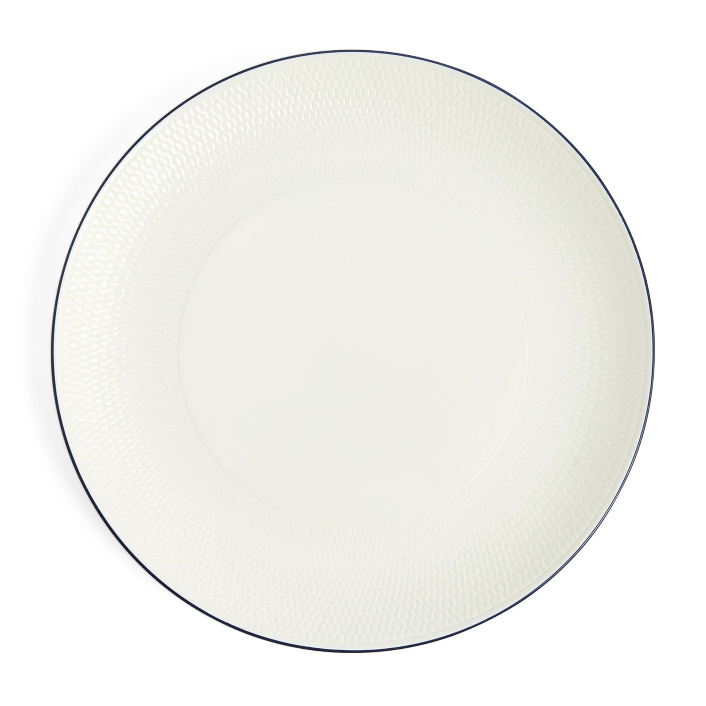 Bone China Gio Blue Plate (28cm)