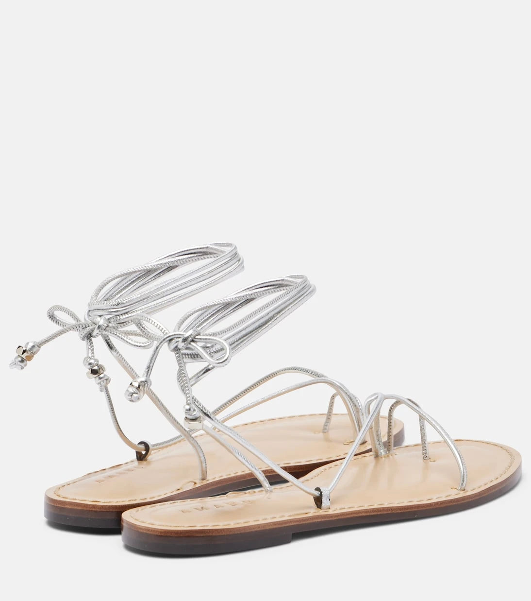 Amanu - Karima metallic leather sandals