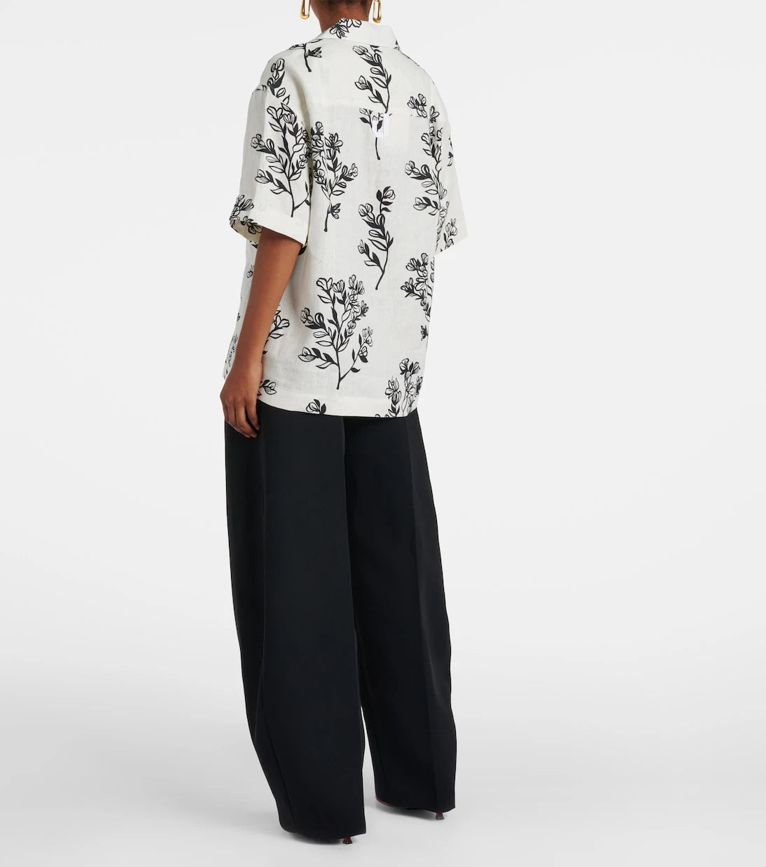 Jacquemus - Jean floral linen bowling shirt