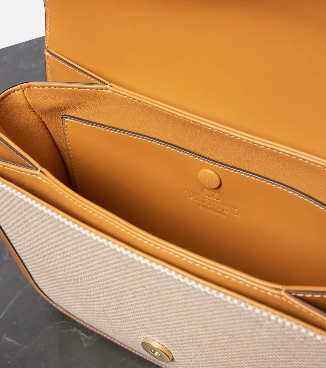 Valentino Garavani - 9TO5 VLogo canvas shoulder bag