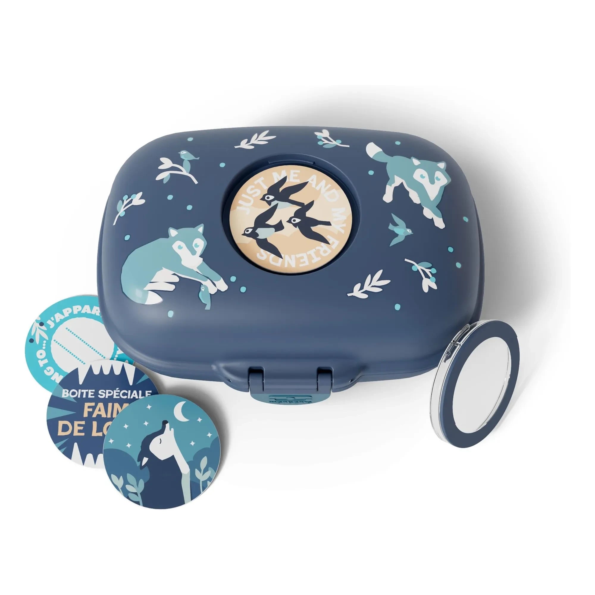 Monbento - Gram Loup snack box | Blue