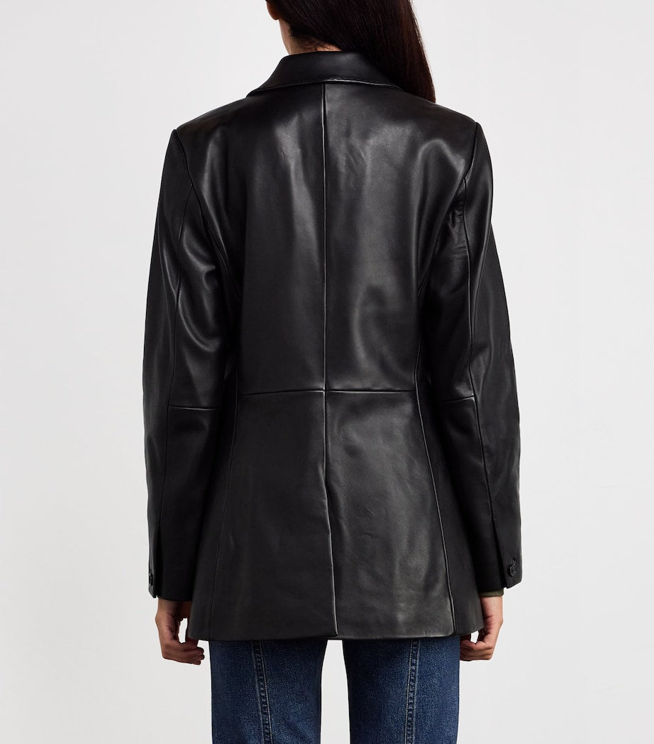 Black Ash Leather Jacket