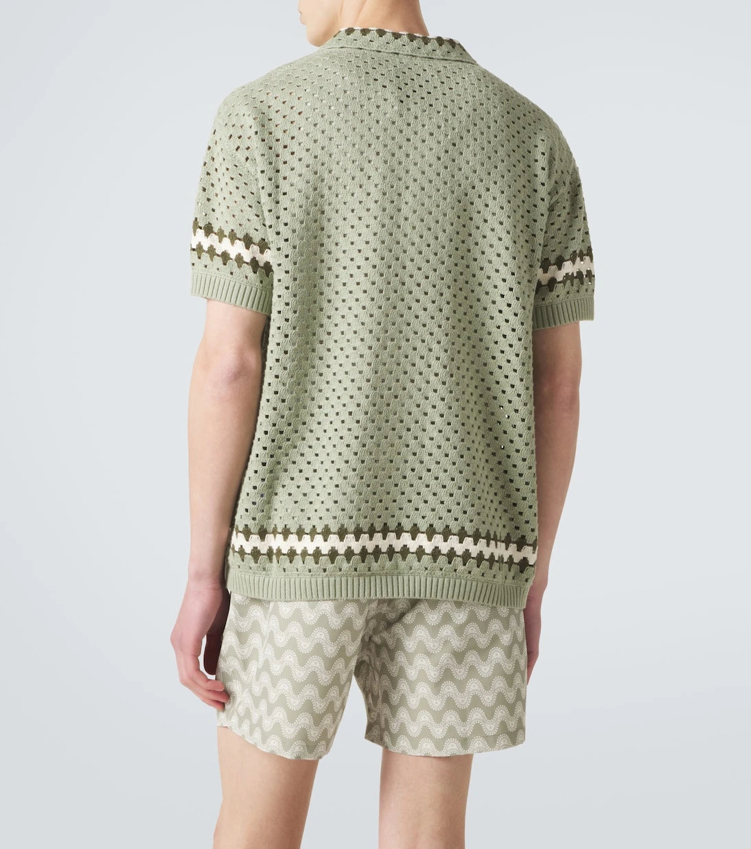 Frescobol Carioca - Pinto crochet cotton shirt