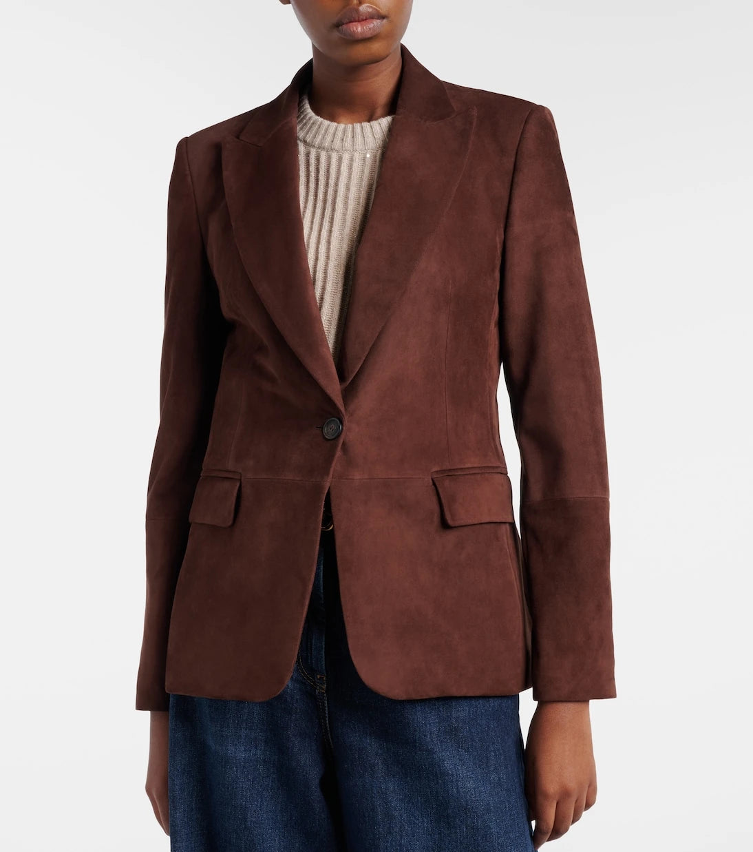 Brunello Cucinelli - Monili suede blazer