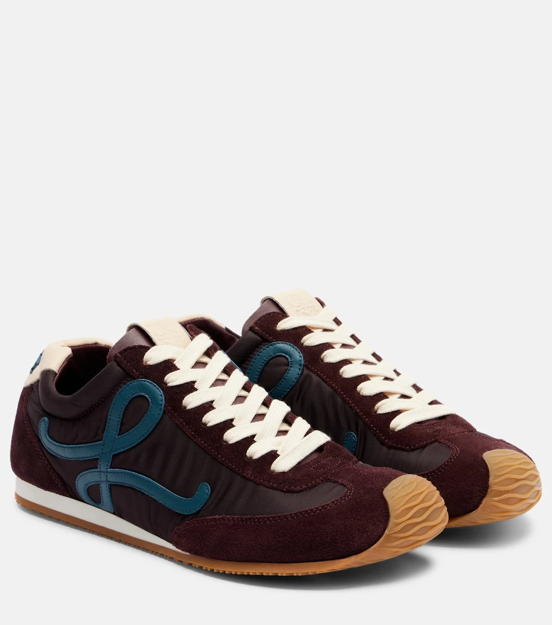 Loewe - Flow Runner 2.0 suede-trimmed sneakers