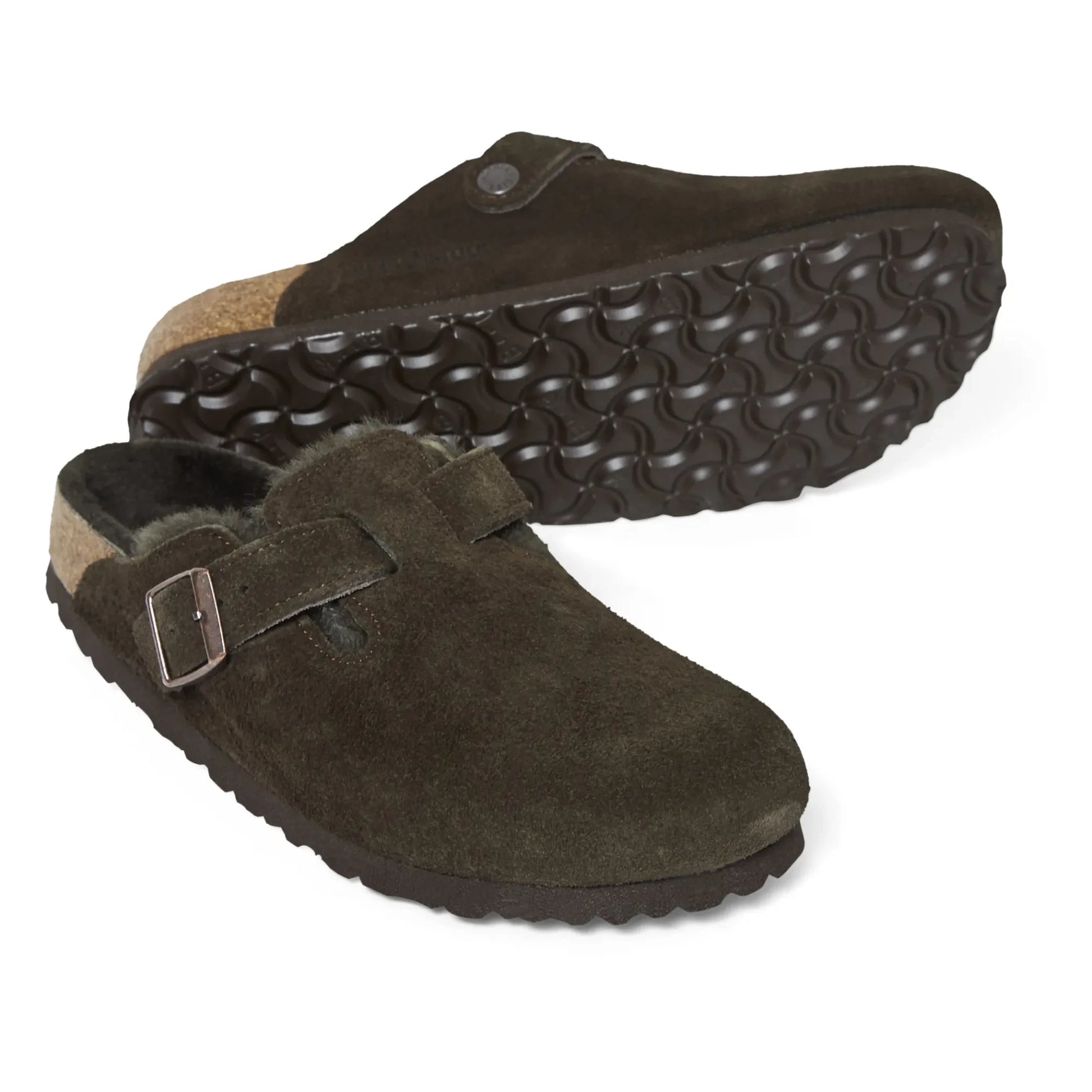 BIRKENSTOCK - Boston Shearling Clogs - Adult Collection | Brown