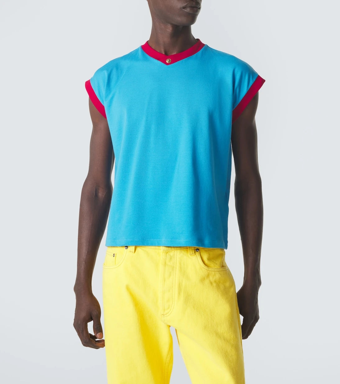 Versace - Medusa cotton-blend jersey T-shirt