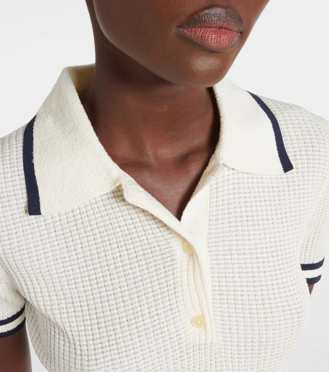 Simkhai - Whitten bouclé polo shirt