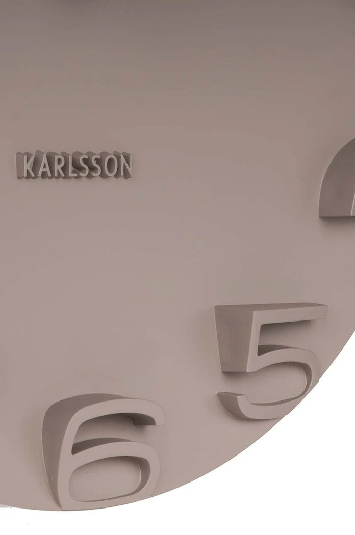 Стенен часовник Karlsson On the Edge