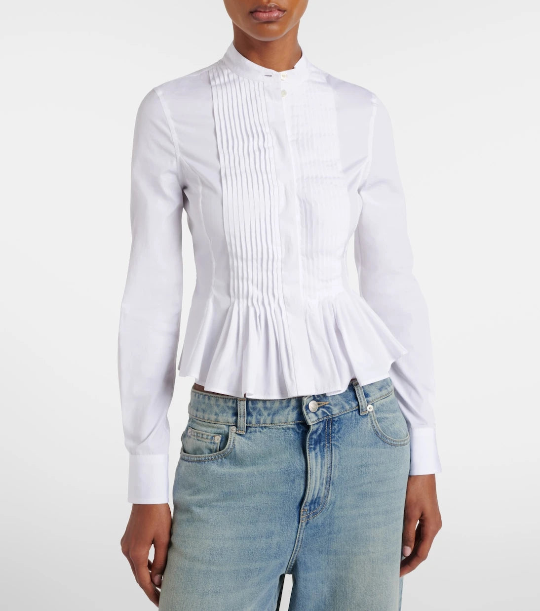 McQueen - Pamuklu poplin gömlek