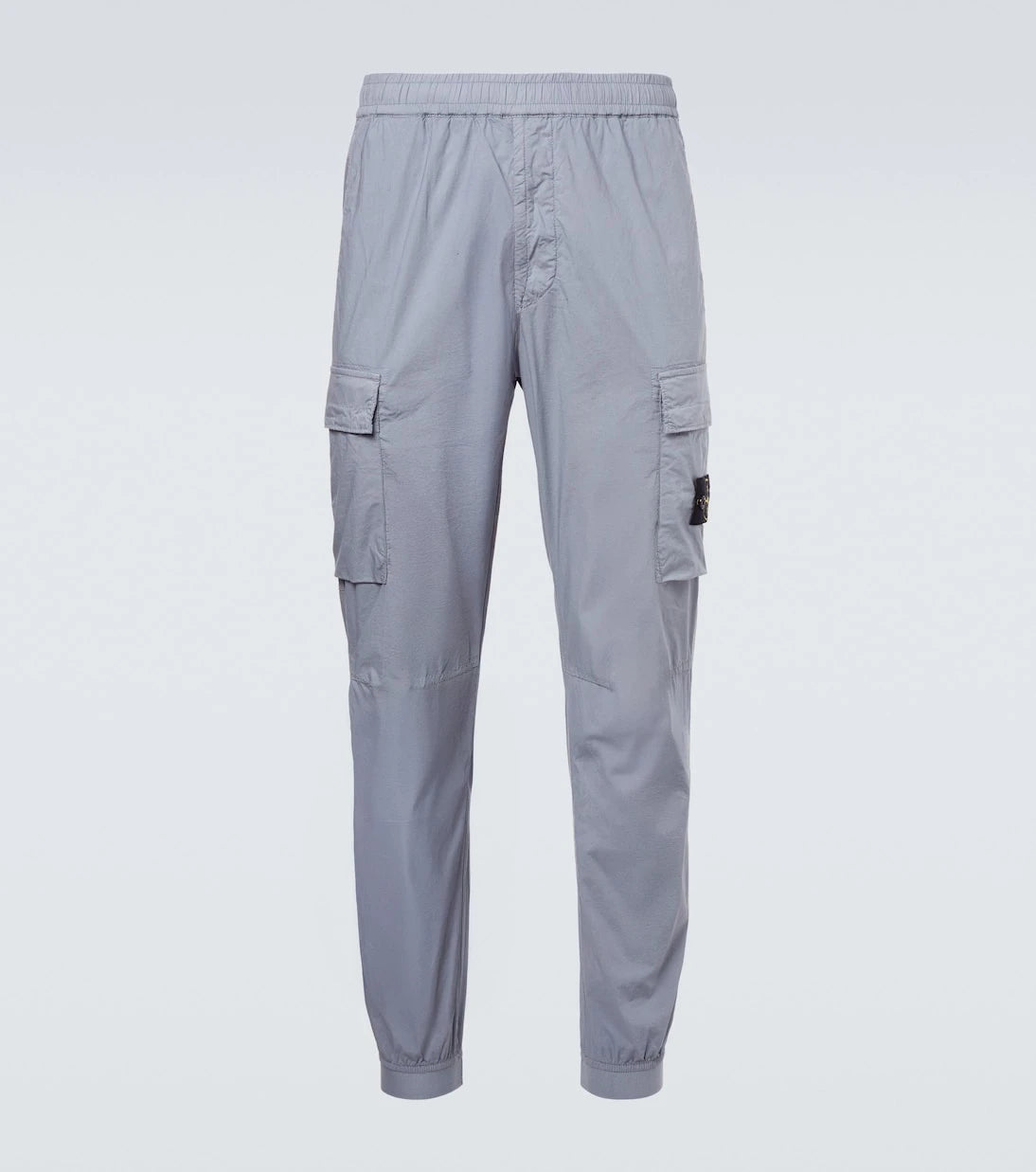 Stone Island - بنطلون كارغو من مزيج القطن بشعار البوصلة