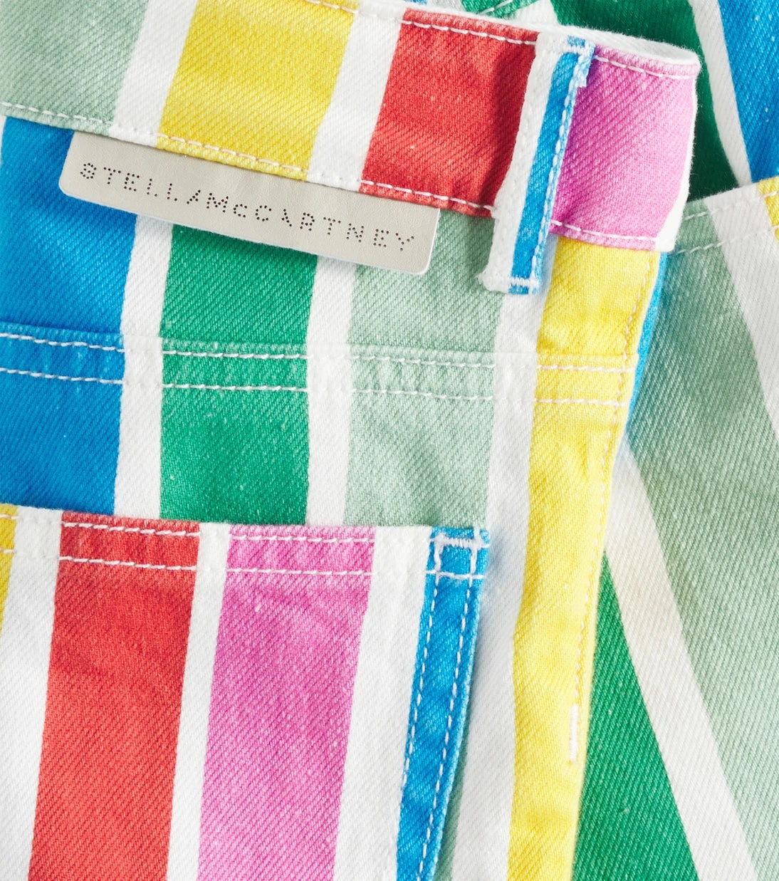 Stella McCartney Kids - Striped cotton shorts