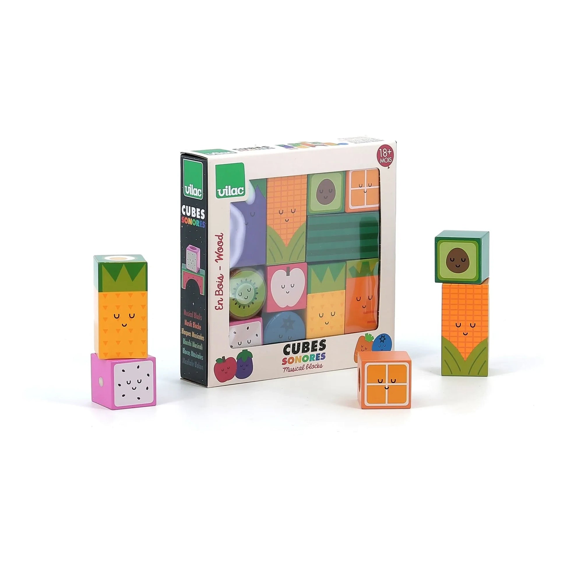 Vilac - Fruits sound cubes - Andy Westface