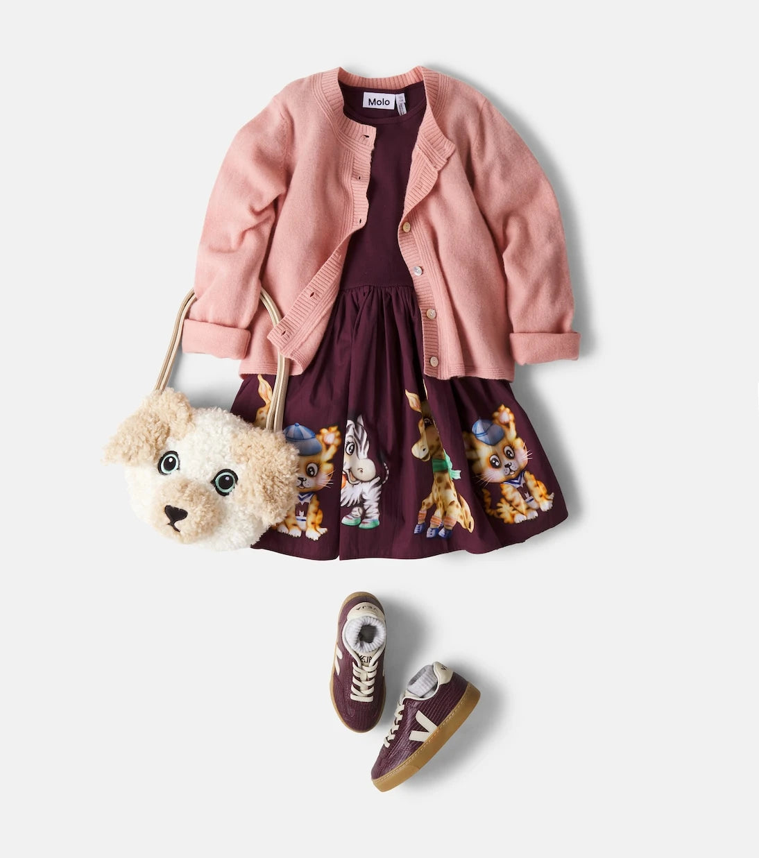 Molo - Cissa cotton jersey and poplin dress