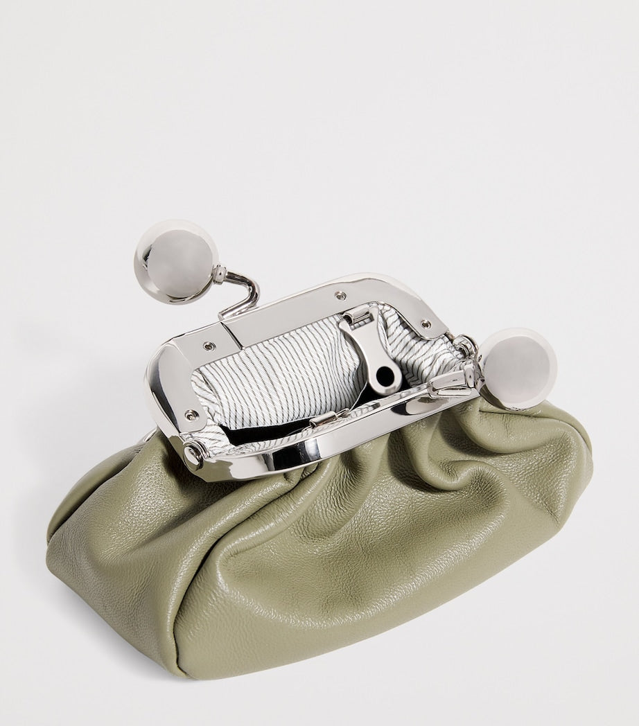 Green Nappa Leather Nano Pasticcino Bag