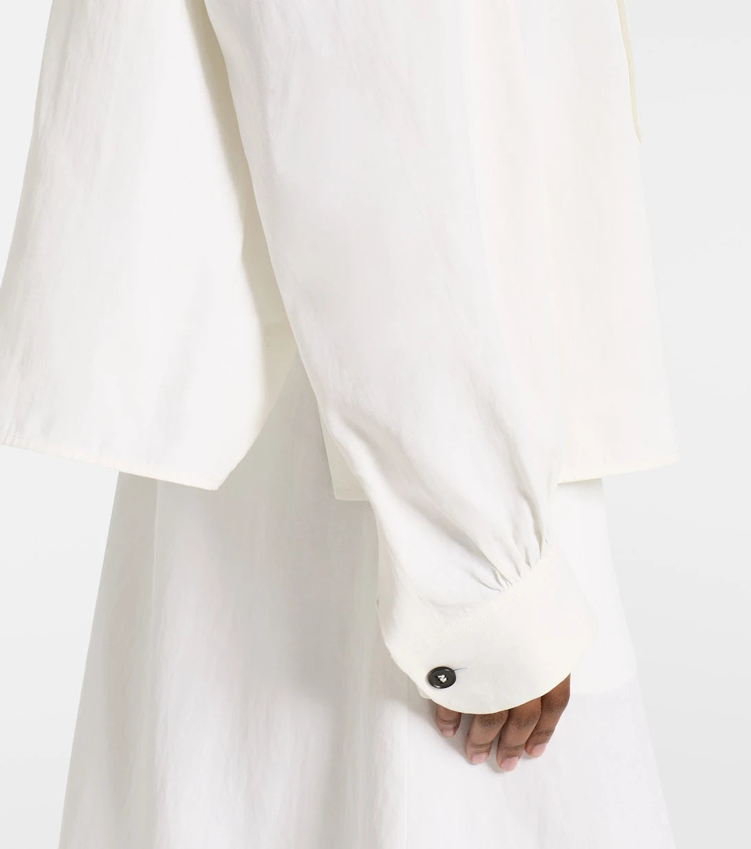 Jil Sander - Plissé linen shirt