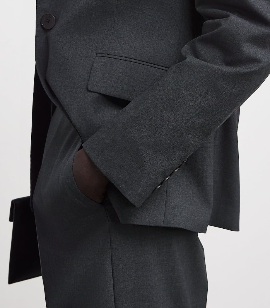 Joseph Virgin Wool Marty Blazer SMOKE