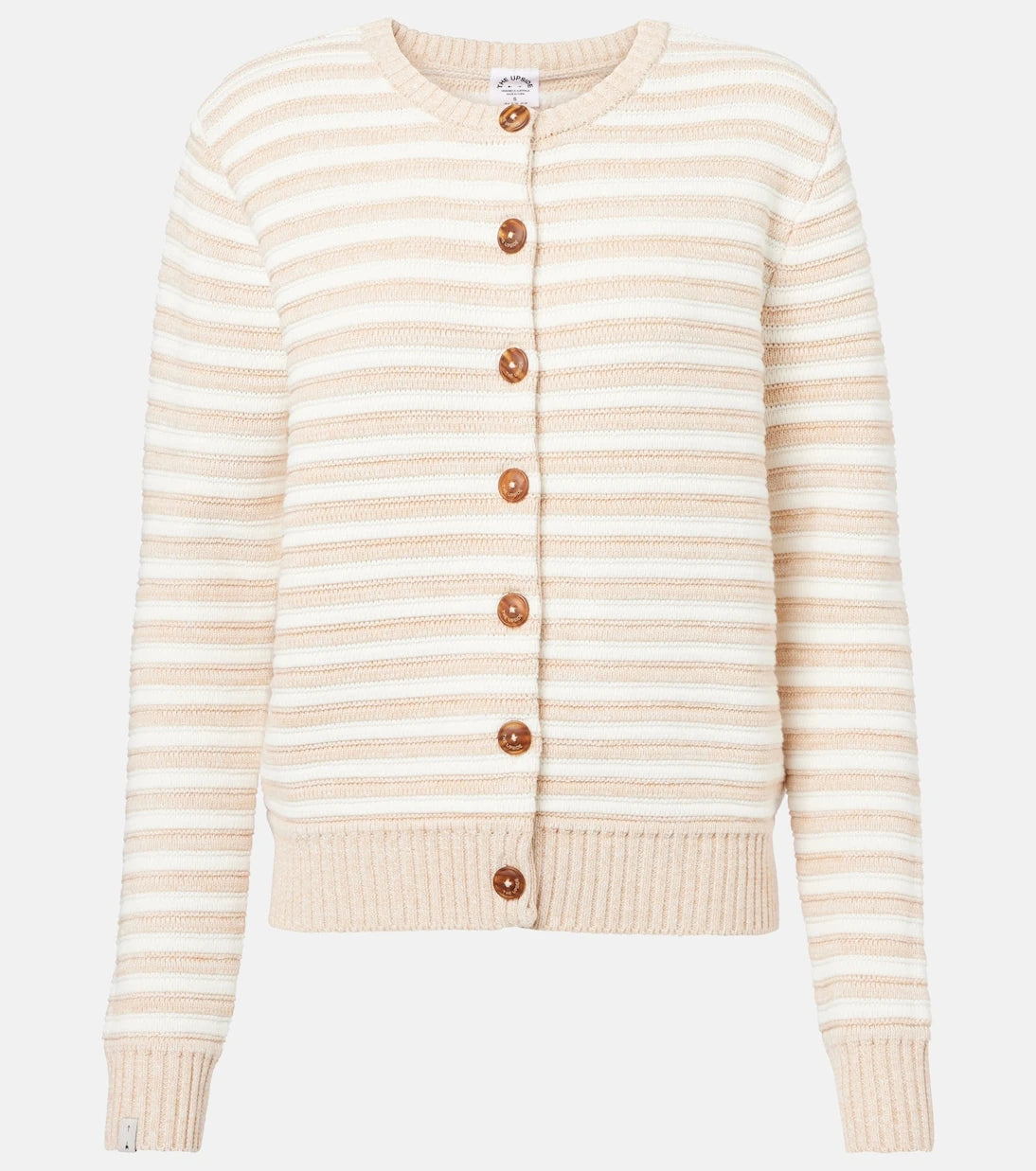The Upside - Isabeli striped cotton cardigan