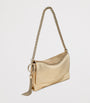 Metallic Leather Callie Flap Shoulder Bag