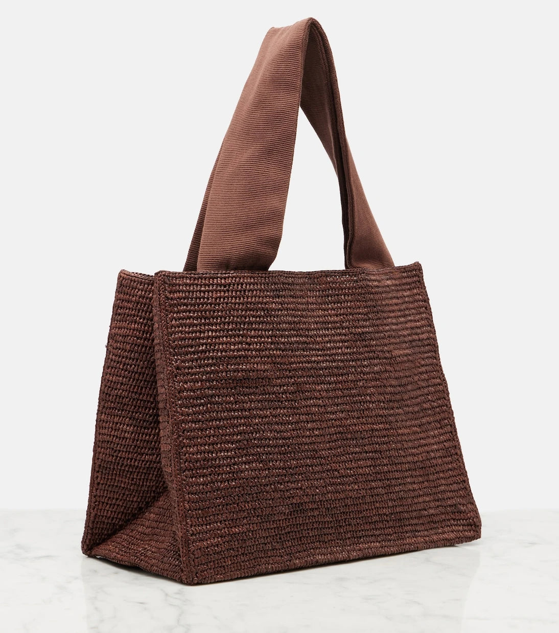 The Row - Loretta raffia tote bag