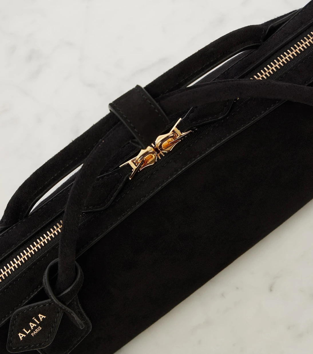 Alaïa - Le Teckel suede clutch